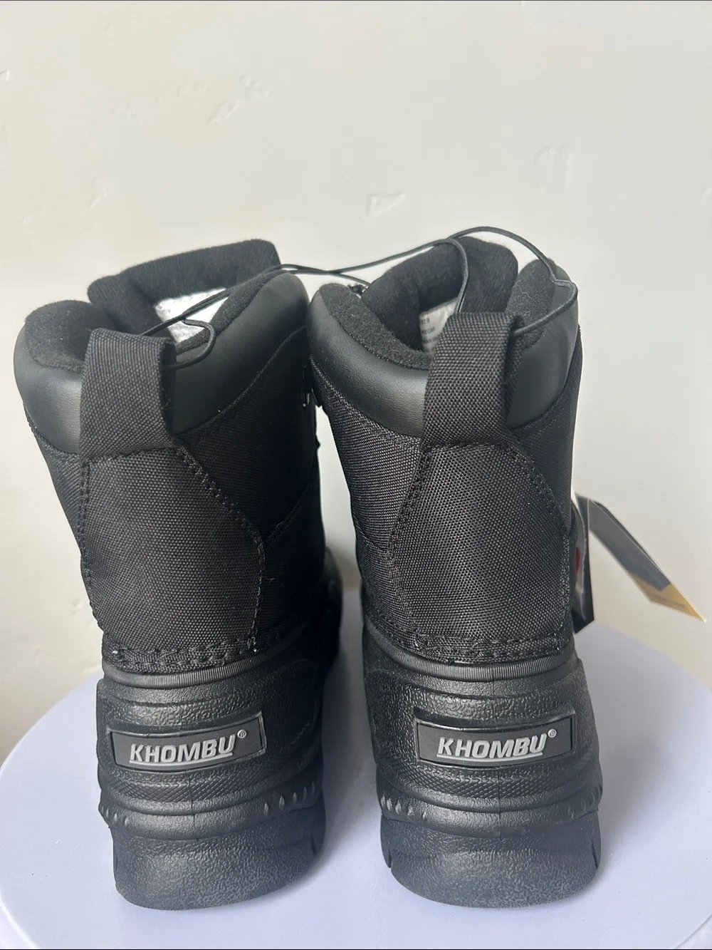 Khombu Men's Kecap Black Waterproof Duck Boots Sz 12 M